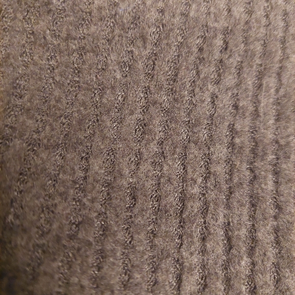 Forever 21 Grey Wrap Front Soft Waffle Knit Oversized Sweater Size Small - Picture 9 of 9